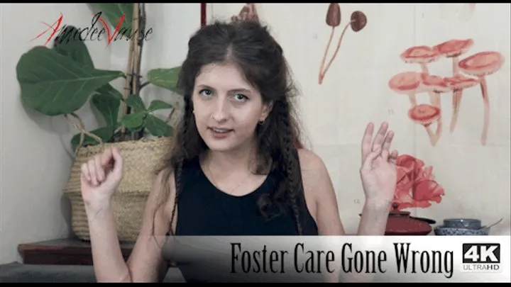 Foster Care Gone Wrong (4K- ) - Taboo POV Roleplay with Big Boobs and Hairy Pussy!