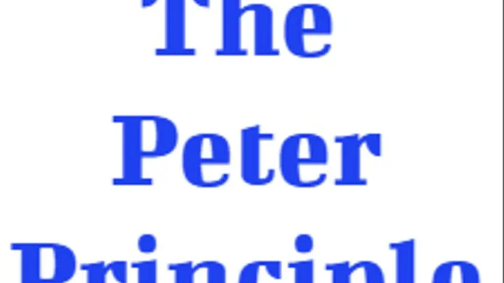 The Peter Principle