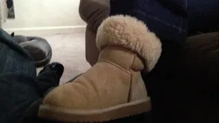Candid 302 - UGG Tapping Crotch