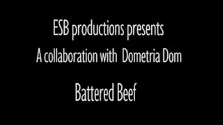 battered beef collaboration with mrs Dometria Domn
