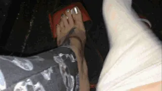 Pulling off my Socks & Driving Barefoot-Foot Fetish