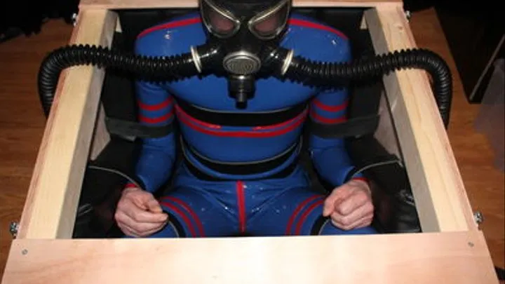 RubberSlave in the BondageBox of terror