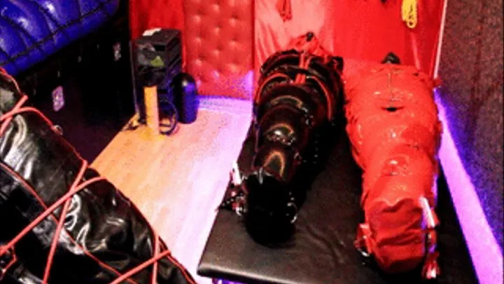 4 rubber addicted slaves and 1 mistress part 2