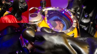 RubberGirl and her breathless orgasms in hard bondage