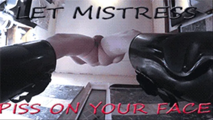 MISTRESS PISSES on your face in Wellies!