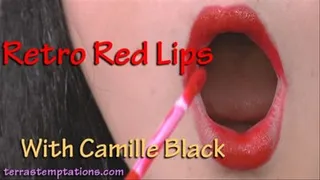 Retro Red Lips