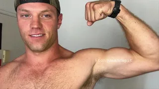 Andrew Flexing Arms Part12 Video1