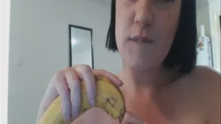 Oral fixation - Banana Bite, Chew and Swallow