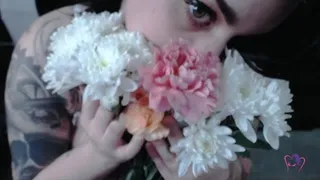 spring has sprung! Sneezing fetish with flowers & instant replay!