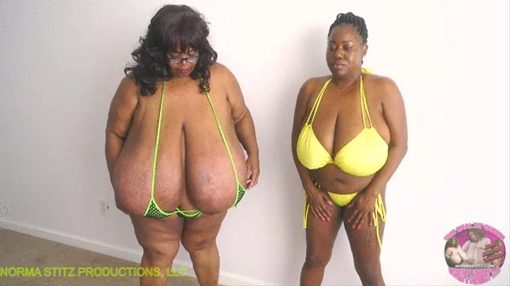 BIKINI TIME FOR NORMA STITZ AND SUMMER LASHAY WILL IT FIT