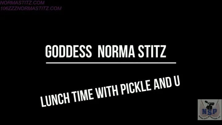 GODDESS NORMA STITZ LUNCH PICKLE N U