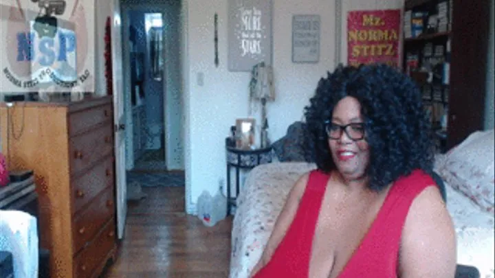 WEBCAM SESSION: HE WANTED BELOW GIANTESS NORMA STITZ