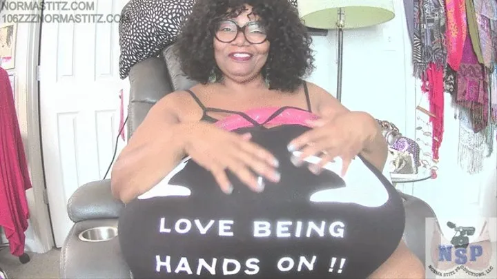 NORMA STITZ INVITES YOU TO SLIDE UP BETWEEN HER HUGE BOOBS