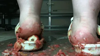 Strawberry Guts IN shoe crush ssBBW