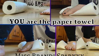 YOU are the paper towel - Trampling your Torso - Voyeur, Trample, Crush, Unaware Giantess