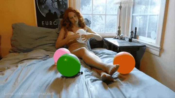 Balloon Popping With Luna Lain