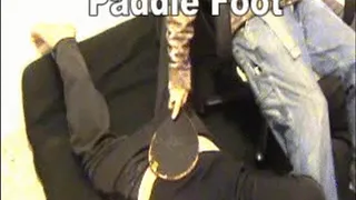Paddle Foot - Spanked foot worshiper - Str8Thug Red - Pig