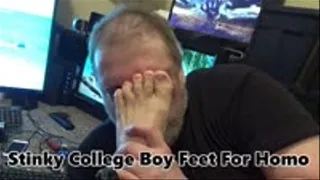 Str8Thug Evil College Boy Red Stinky Feet for homo