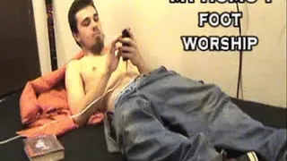 My Homo - Foot Worship - Str8 Thug uses Faggot Full Video - foot worship, butt sniffing, ass cleaning, face fucking dick sucking cum eating