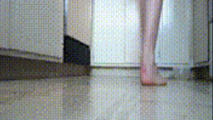 Barefoot Giantess Almost Steps on You.