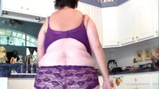 Purple Bra and Lace Panties