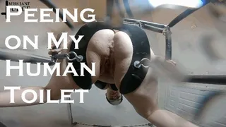 Peeing on My Human Toilet