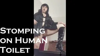 Stomping on Human Toilet