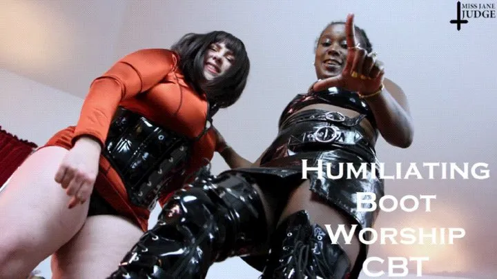 Humiliating Boot Worship CBT Audio