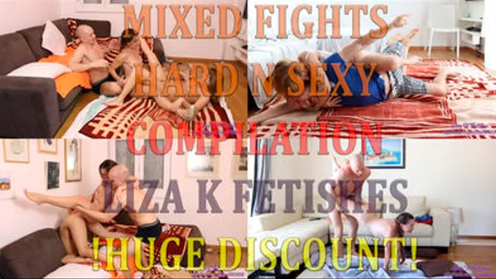 Liza K. Fetishes Mix Fighting compilation. Huge Discount!