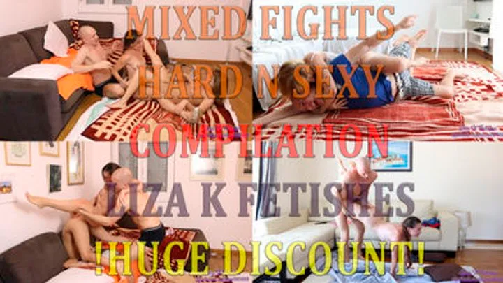 Liza K. Fetishes Mix Fighting compilation. Huge Discount!