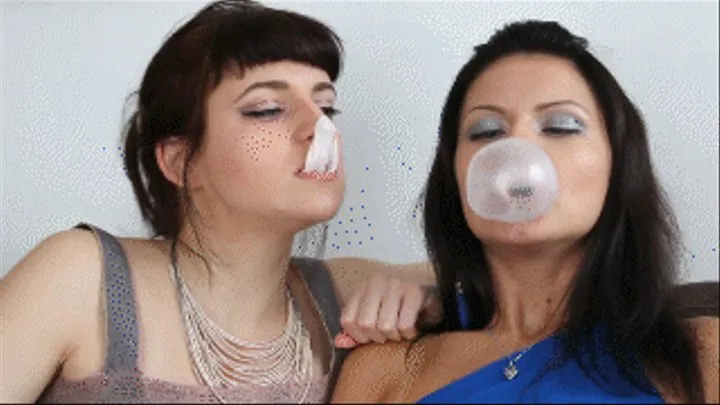 Double Bubble! Bubblegum training. Kissing. Licking. Sucking(MP4 1080p Format)