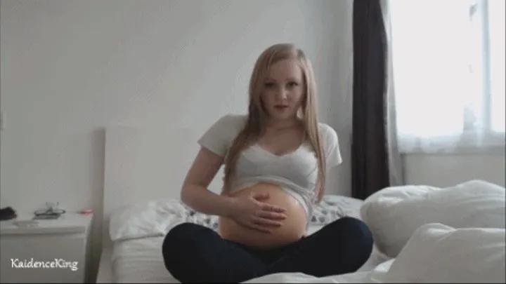 Pregnant belly job