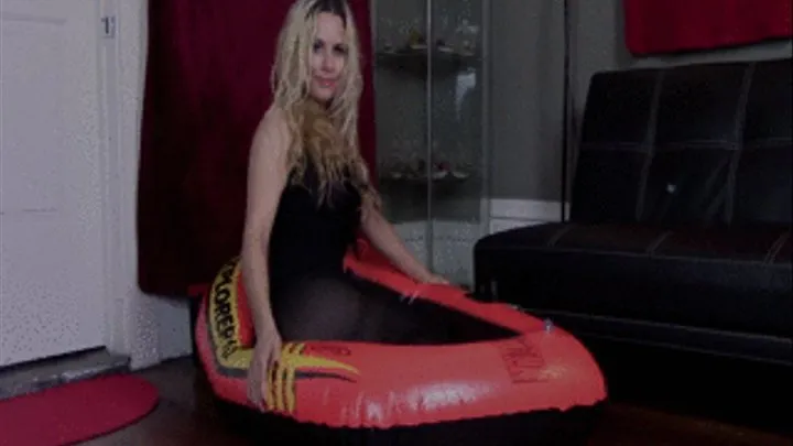 Sexy Body Stockings and Inflatable Raft Deflation