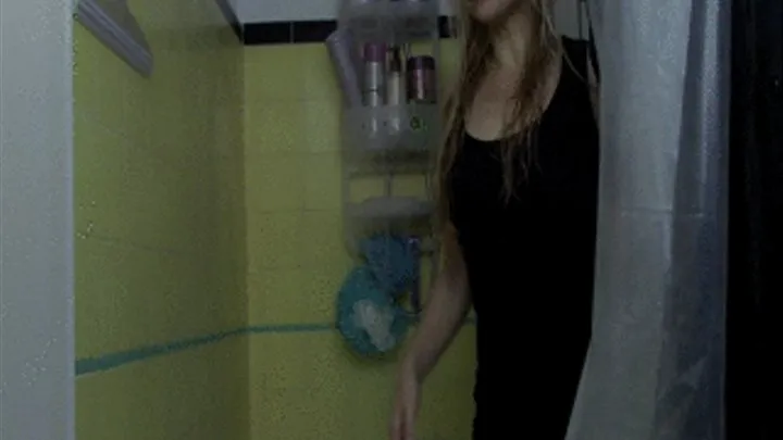 The Little Black Dress Shower Scene