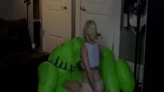 Deflating That T. Rex Inflatable Toy With Pleasure, Part 2