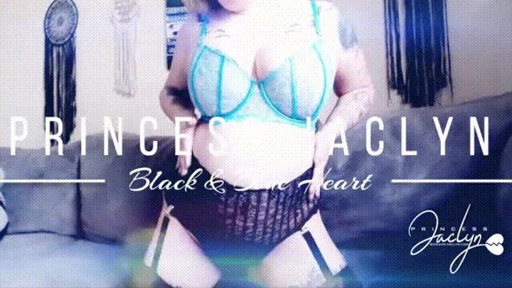 Black and Blue Heart