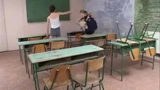 Gangbang in the classroom