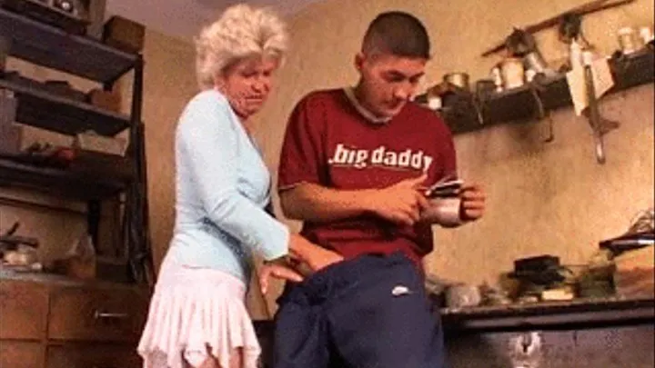 Granny seduces her grandson