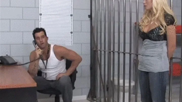 Huge dicked dude smashed his gorgeous MILF prisoner