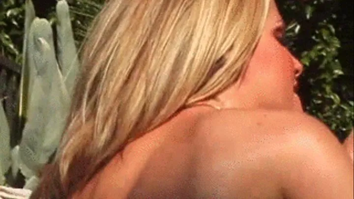 Amazing outdoor fuck video with hot busty blonde MILF