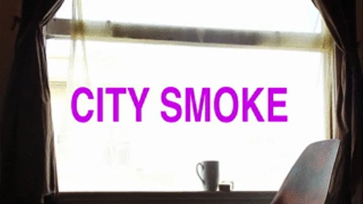 Smoking Over Cityscape