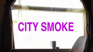 Smoking Over Cityscape