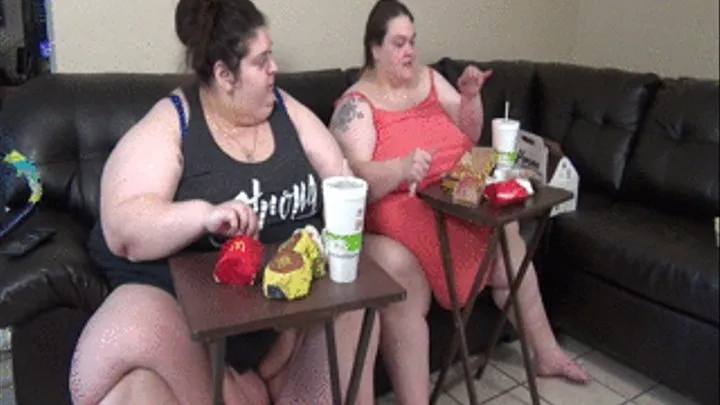 SSBBW's Kimmy Crush & BiBi Rose Stuffing