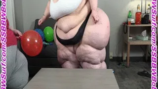 Pear Shaped SSBBW Bobbi Jo Westley First Balloon Pop