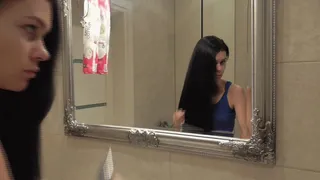 My sexy silky long hair( x720 HD)MOV