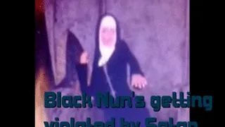 Black nun gets by Satan