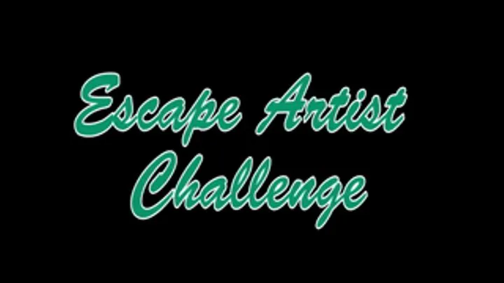 Escape Artist Challenge- Part 1: Ropes