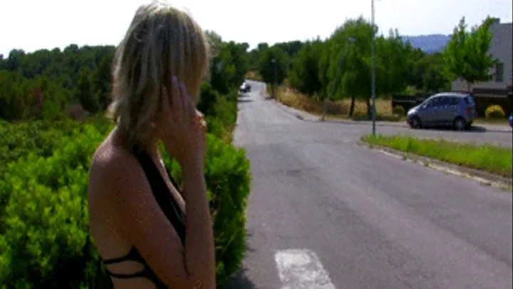 skinny blonde hitchhiker female desperation