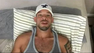 Stud smoking in bed