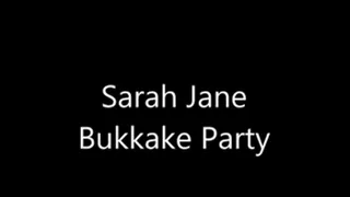 Sarah Jane's Bukkake Party 5th Visit!